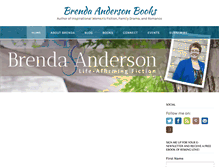 Tablet Screenshot of brendaandersonbooks.com